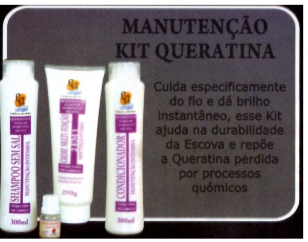 Manutenção Kit Queratina